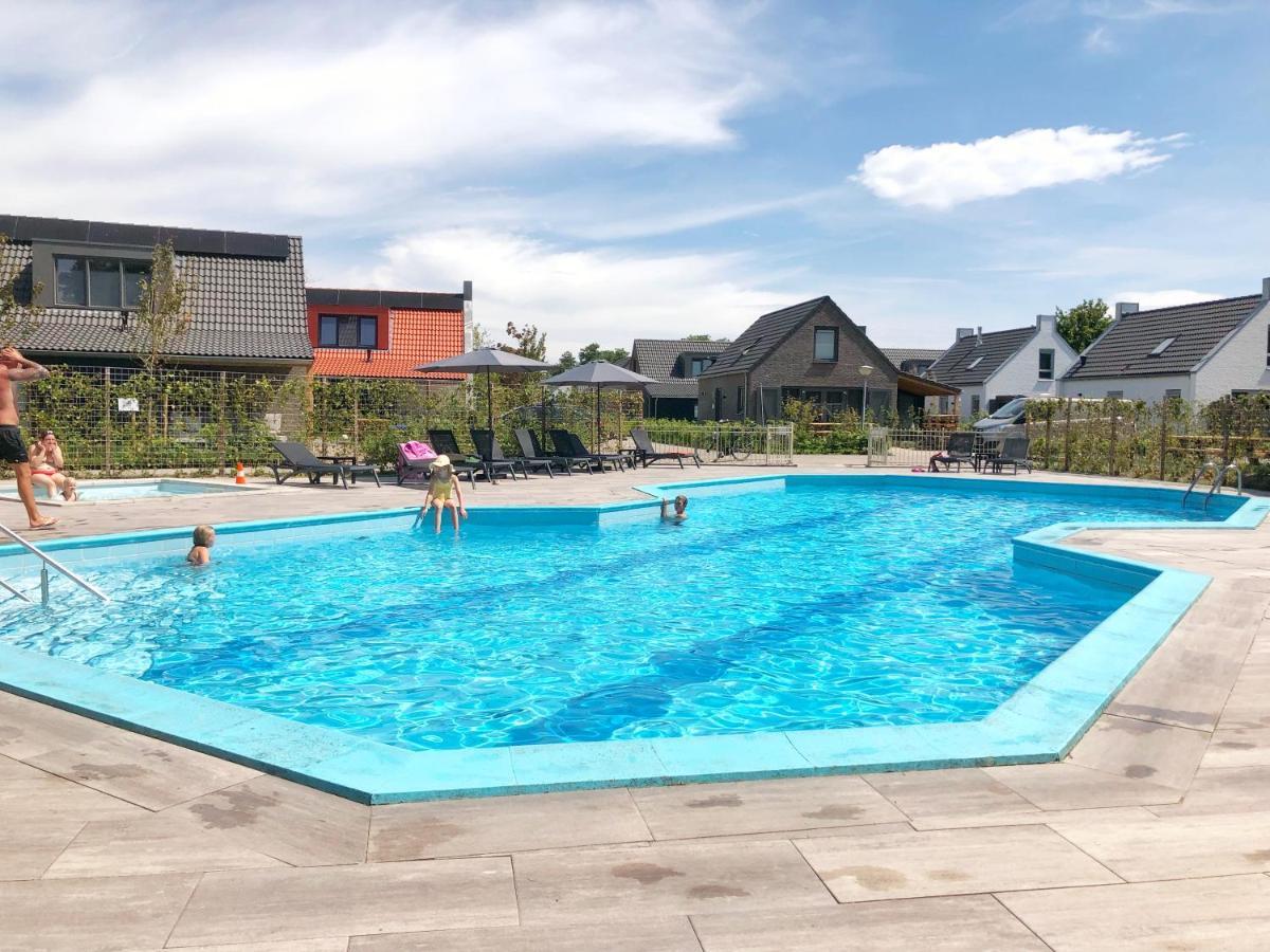 סנט מארטן Chalet 3A Op Recreatiepark De Wielen מראה חיצוני תמונה