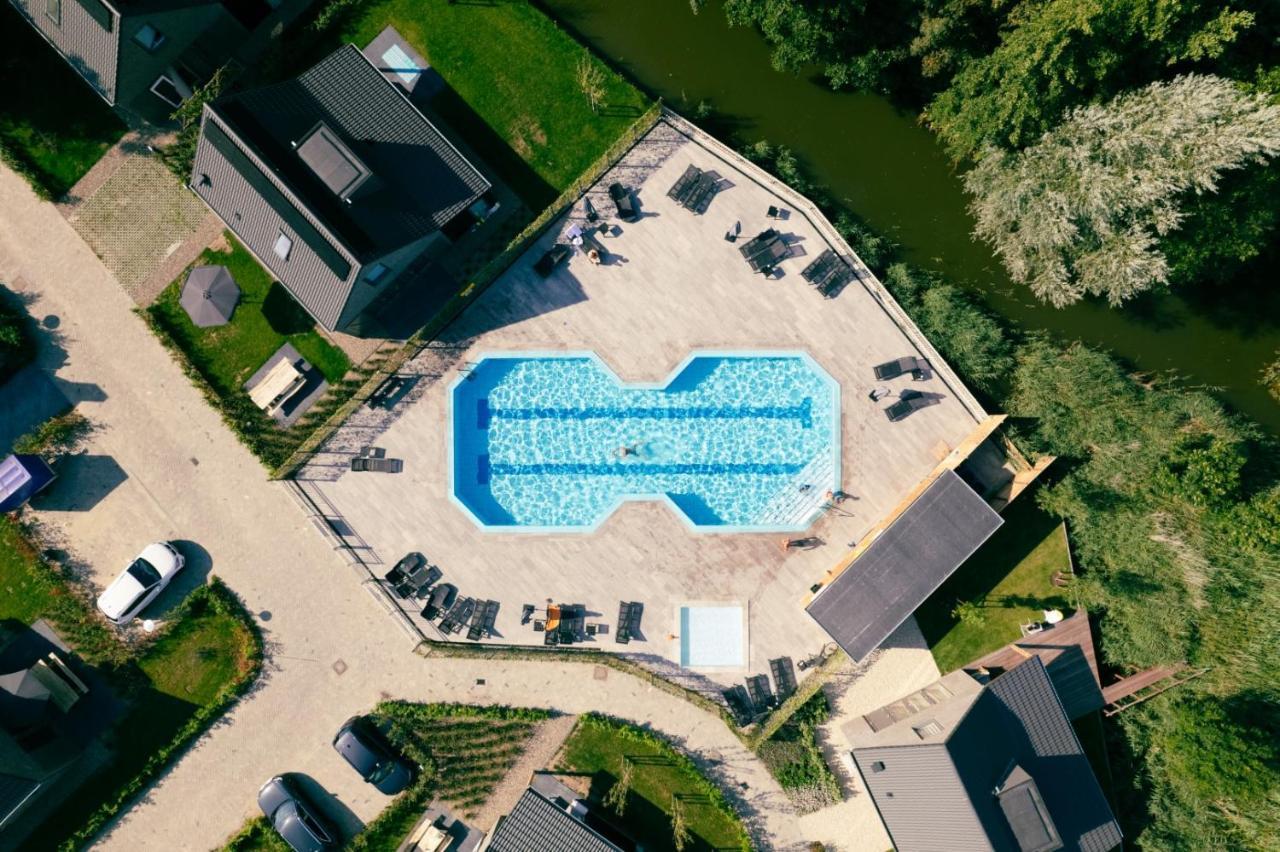 סנט מארטן Chalet 3A Op Recreatiepark De Wielen מראה חיצוני תמונה